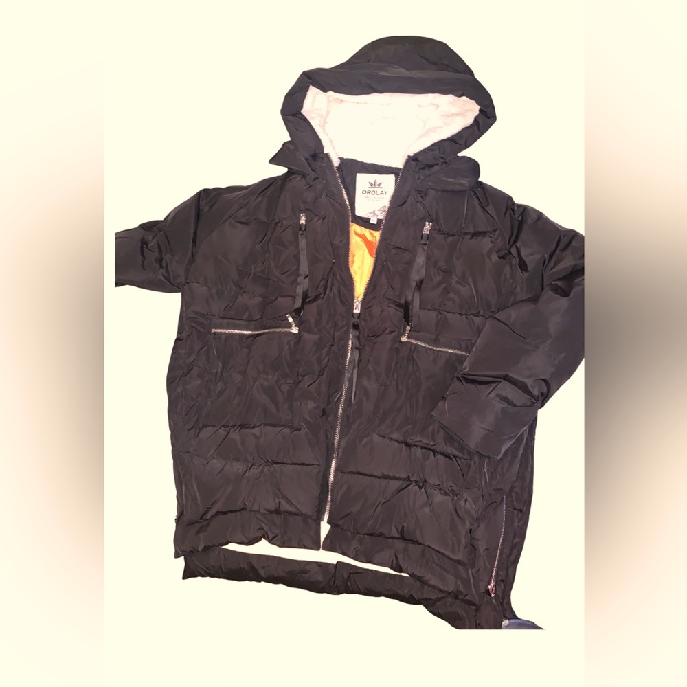 Orolay down coat, black, 2XL NWOT